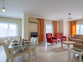 Alanya Konaklı 2+1 Tatil Dairesi | Denize 100m | Havuzlu | Arman Residence