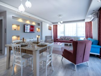 Alanya Konaklı 2+1 Tatil Dairesi | Denize 100m | Havuzlu | Arman Residence