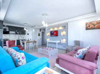 Alanya Konaklı 2+1 Tatil Dairesi | Denize 100m | Havuzlu | Arman Residence