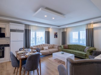 Alanya Konaklı 2+1 Tatil Dairesi | Denize 100m | Havuzlu | Arman Residence